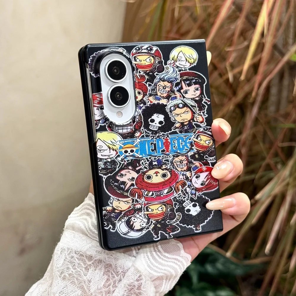 Hot Anime Cartoon Character Phone Case for Samsung Galaxy Z Fold 8, Z Fold 7 Cover With Charm Fashion Anti‑Fall Protective Cases