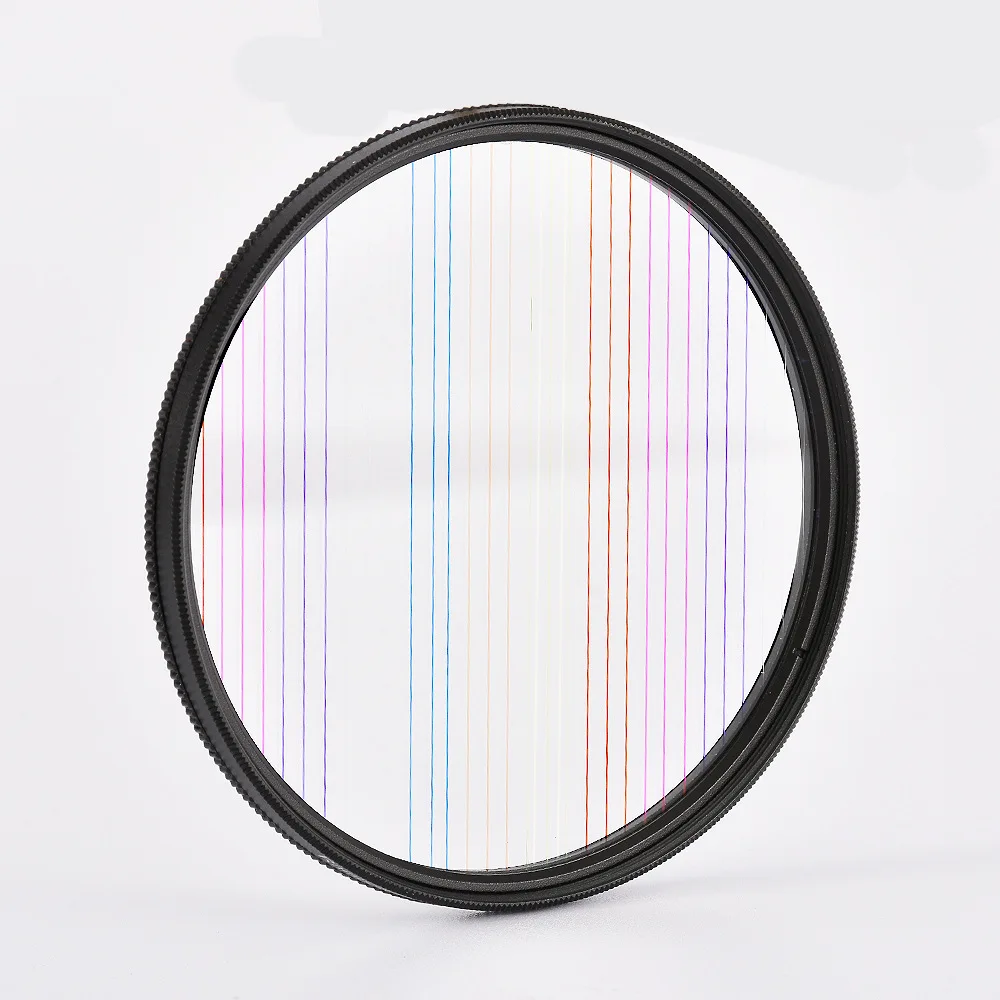 

77mm Color Rainbow Flare Brushed Glare Night Camera Filter Movie Widescreen Effect Filter Photography