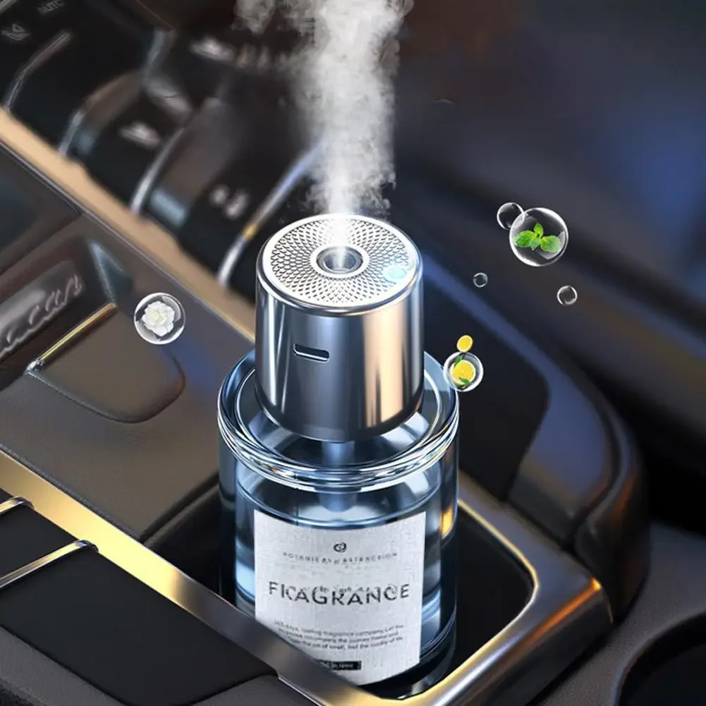 Diffuseur d'huiles essentielles monté sur voiture, vaporisateur de parfum intelligent, humidificateur portable, accessoires de parfum de chevet