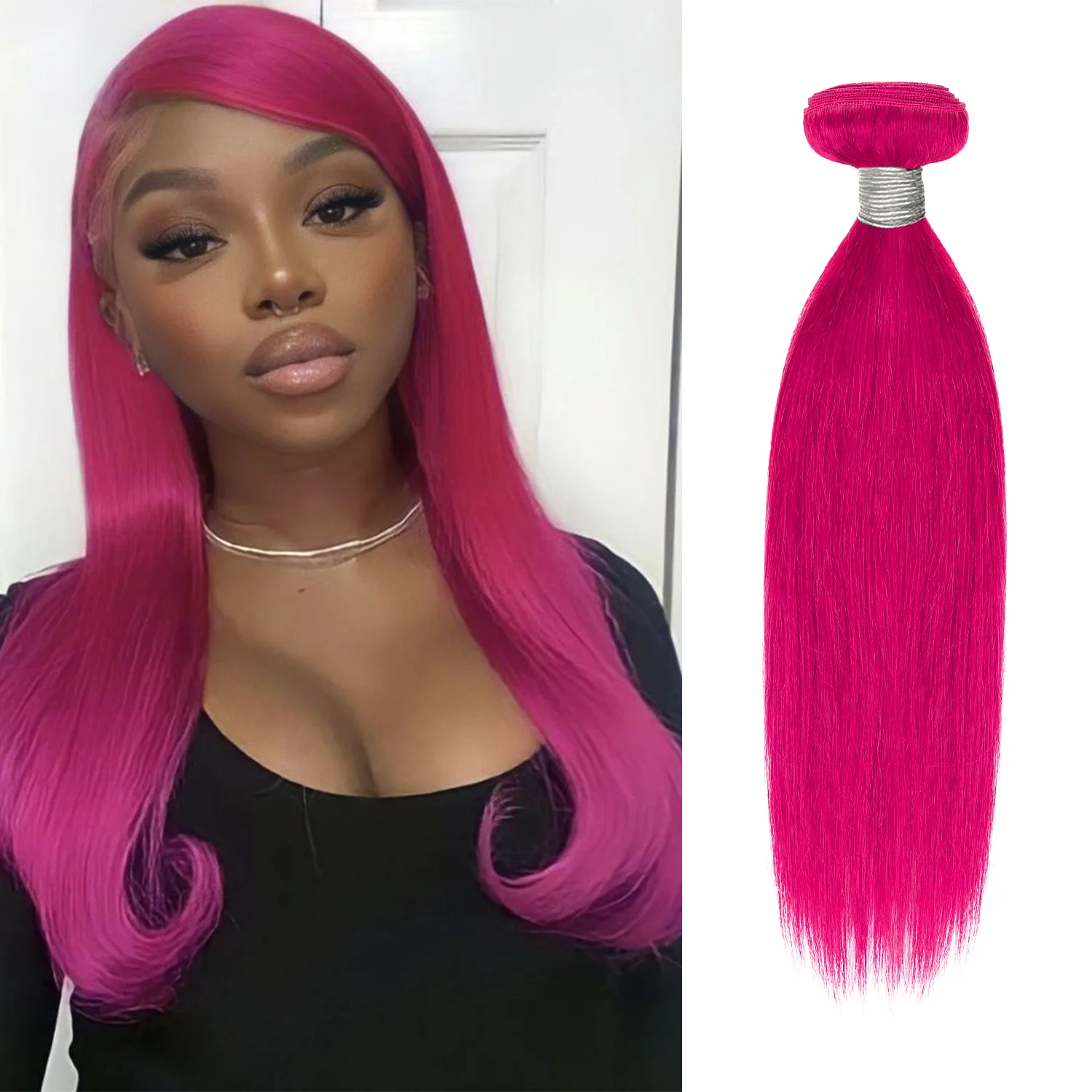 

Волосы Uniq, 100% натуральные человеческие волосы, бразильский пучок волос, прямые волосы