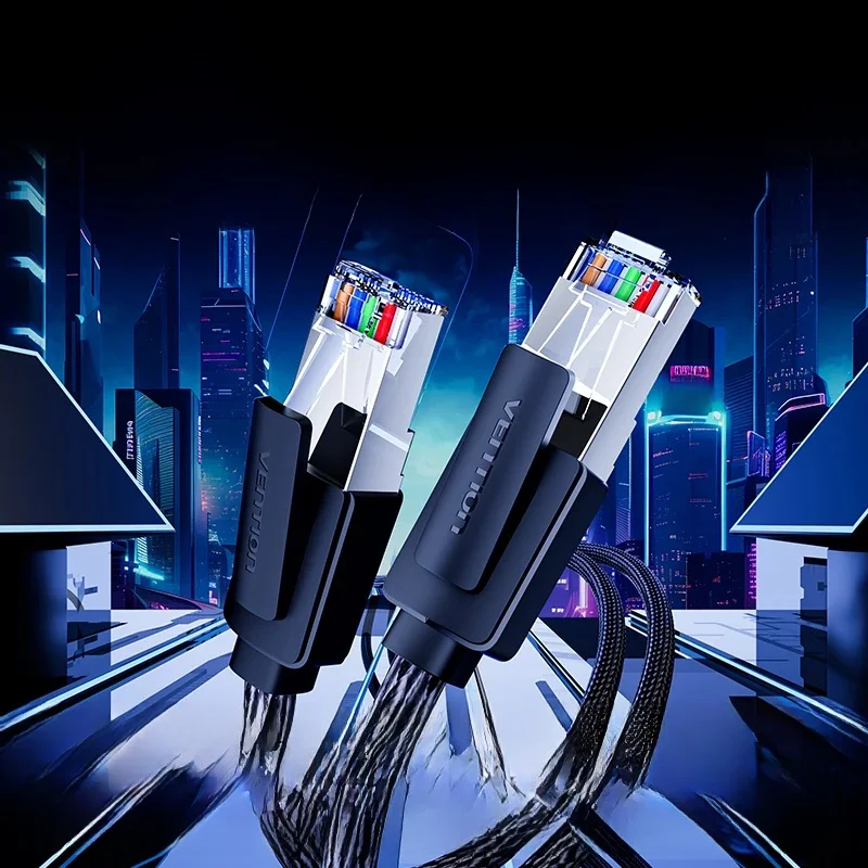Vention Cat8 Kabel Ethernet RJ45 SSTP Patch Cable 40Gbps RJ 45 Lan Kabel do komputera Laptop Router Modem PC Cat7 Kabel Ethernet — zdjęcie produktu 7