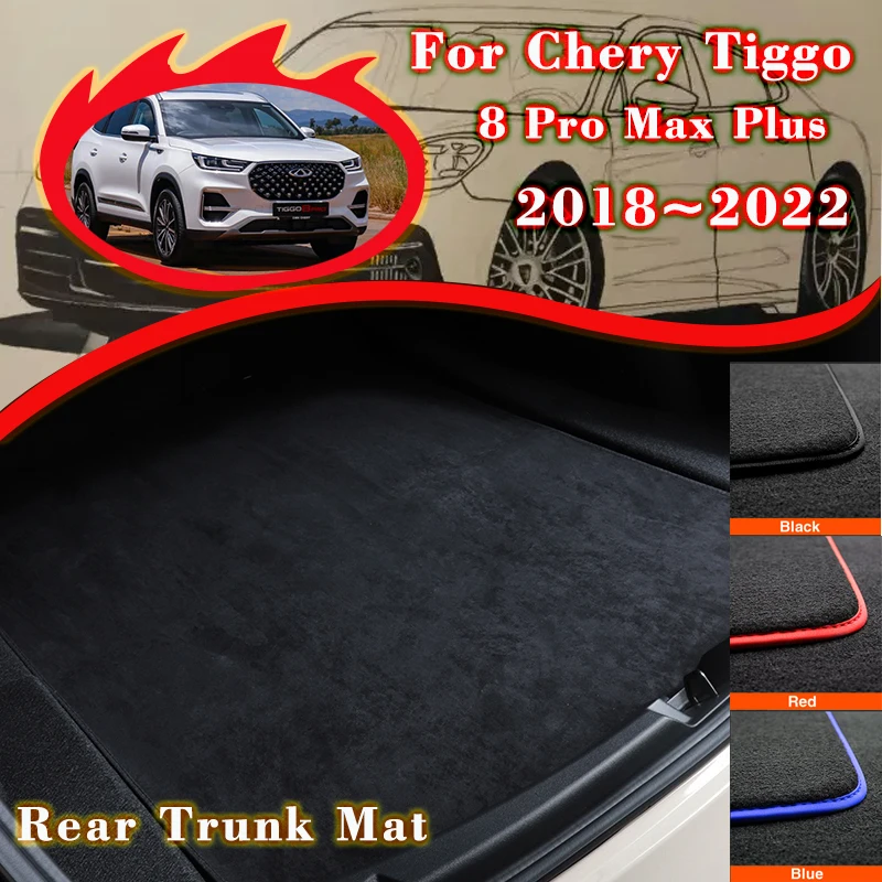 

Fit For Chery Tiggo 8 Pro Max Plus 7 Seat 2018~2023 Car Rear Trunk Mat Boot Cargo Tray Luggage Floor Carpet Pad Auto Accessories