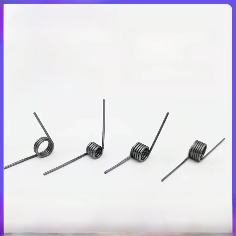 Creamily 2 pièces fil à ressort en forme de V diamètre 2.5mm Angle de ressort de torsion 60/90/120/180 degrés Contacts de torsion ressorts de Type V