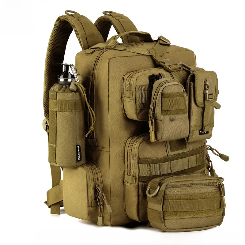 Plecaki taktyczne męskie o dużej pojemności, torby podróżne do wspinaczki, nylon 1000D, trekking na zewnątrz, kemping, torba myśliwska, 30L — zdjęcie 2