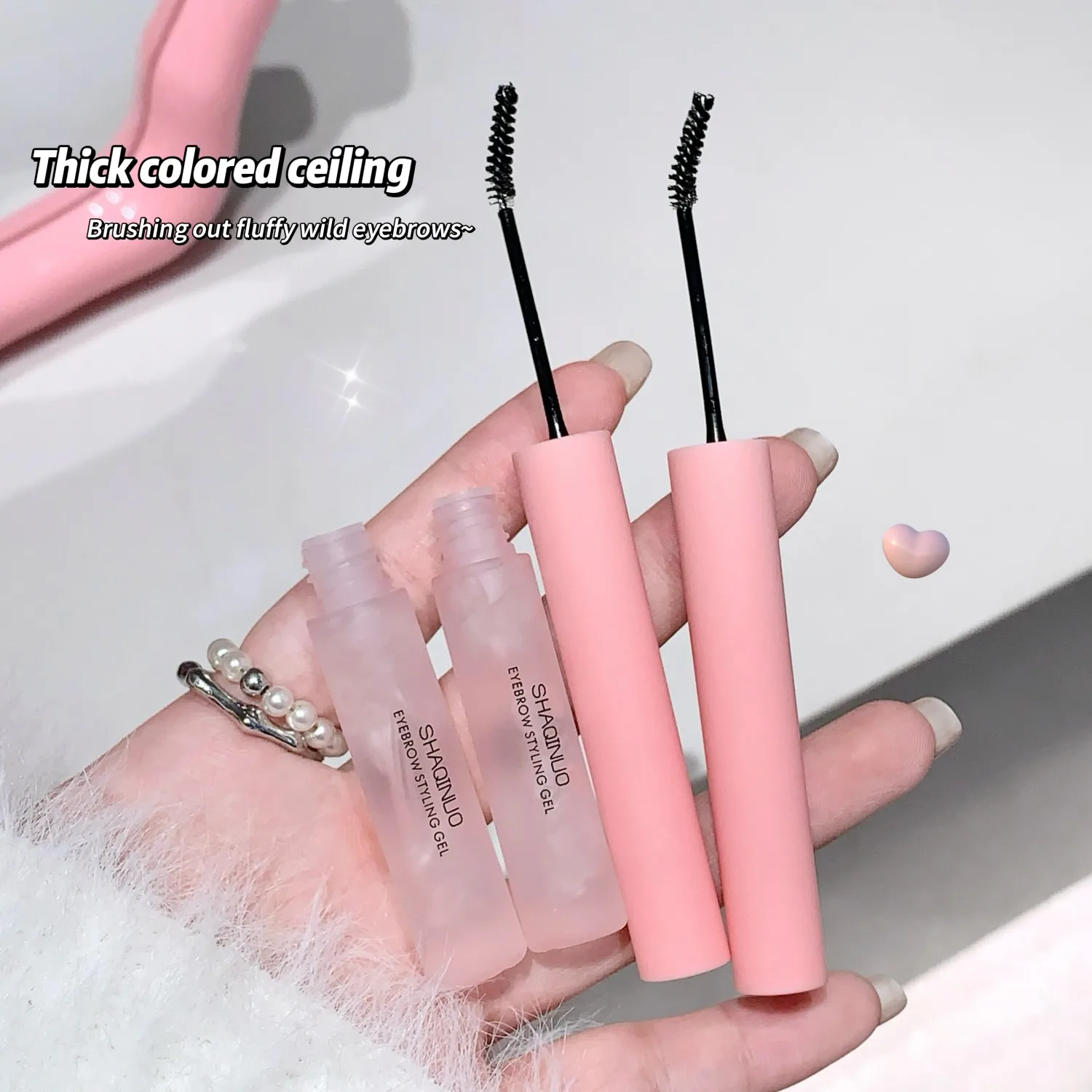 3D Eyebrow Gel  Wild Eyebrow Setting Cream Eyebrow Makeup Styling Glue Silky Transparent Water Feeling Texture
