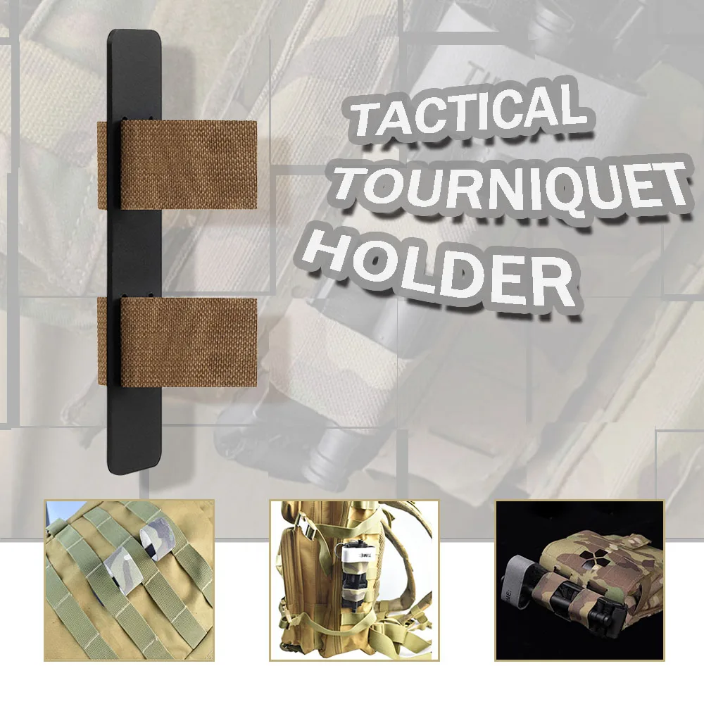 حامل عاصبة تكتيكي حامل مولي قفل الطوارئ IFAK مجموعة أدوات طبية منظمة لحقيبة الاحتفاظ SOF-T/C-A-T TQ #1