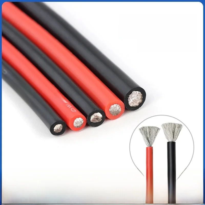 Super Zachte Hittebestendige Siliconen Kabel 30/28/26/24/22/20/18/16/15/14/13/12AWG Auto Batterij Automotive Bedrading Elektrische Draden - afbeelding 2