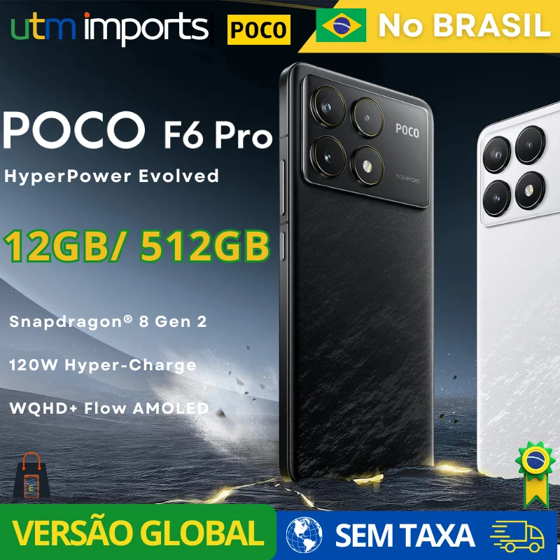 Xiaomi Poco F6 PRO 512GB, 5G Global Version, Global ROM, Local Stock