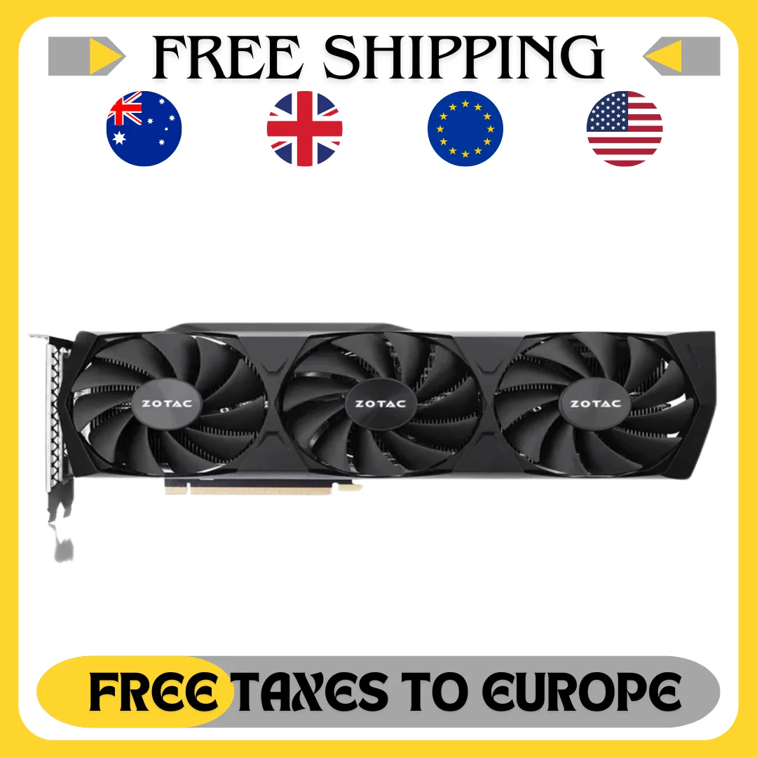 ZOTAC-Cartes vidéo GeForce RTX 2024 8GD6, Carte graphique GPU 256 bits, RTX 3070, 8 Go, GDDR6, 3070 d'occasion