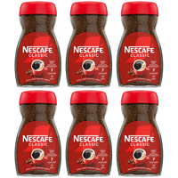 Set 6 x NESCAFE CLASSIC instant coffee 200g