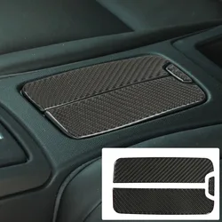 For BMW M3 E92 Coupe 2007‑2013 Real Carbon Fiber Car Rear Armrest Box Panel Trim Interior Frame Cover Car Accessories