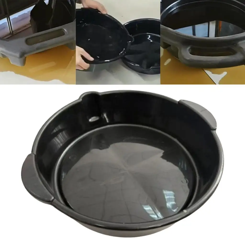 

6л сливной поддон для замены масла, резервуар для приема масла, поддон для капель моторного масла, герметичная очистка для автомобилей и мотоциклов, инструмент для авторемонта