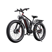 DUOTTS S26 E Bike 1500W Dual Motor 48V20AH Battery Snow Electric Bicycle Hydraulic shock 26*4.0 Fat Tire Electric Bike