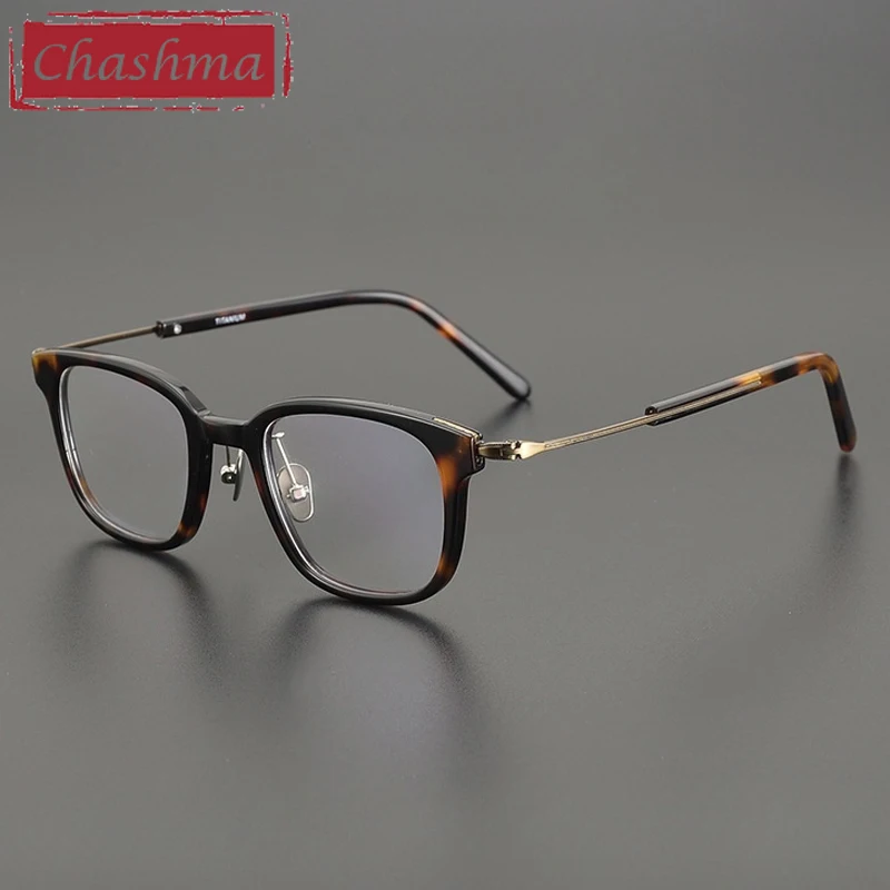 Chashma Prescription Glasses Women Optical Fashion Eyewear Acetate Titanium Spectacles For Recipe Myopia Men Eyeglasses Frames