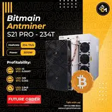 FA اشتر 3 واحصل على 2 مجانًا من Bitmain Antminer S21 Pro 234T Bitcoin Miner -