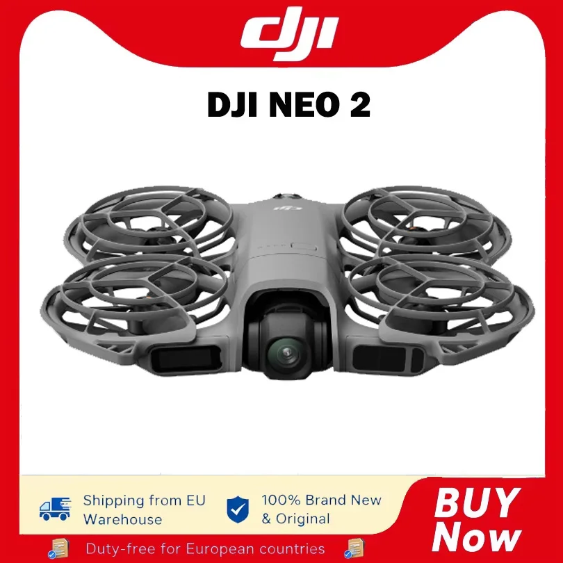 Dron DJI Neo 2 para Fotografía Aérea Inteligente, Video 4K, Evitación de Obstáculos, Seguimiento Inteligente, Control por Gestos, Portátil