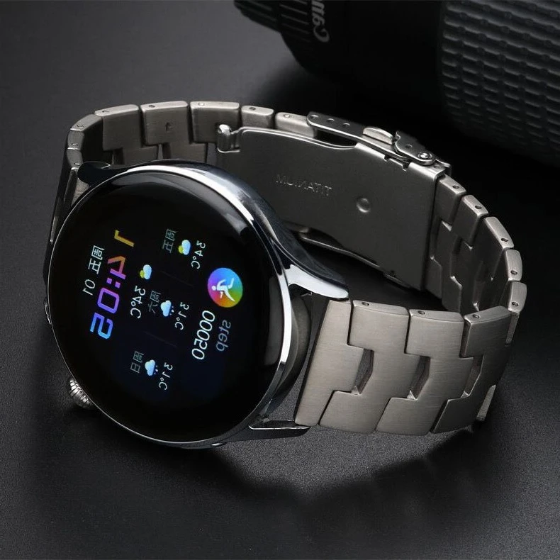 

Original Titanium Grey Strap for Huawei Watch GT2 Pro 22mm for Samsung Galaxy Watch 46mm S3 S2 watchband