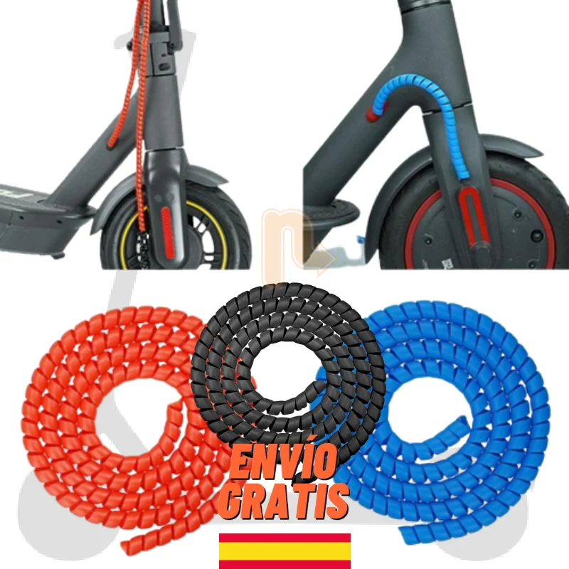 ✅Accessory for Electric Scooter Xiaomi Cable Cover Protector M365 / Pro 2 / Essential / 1S / Smartgyro Rockway Ziro K2 Speedway Crossover / Dualtron Víctor Thunder / Cecotec Bongo Serie Z / Kaabo Mantis