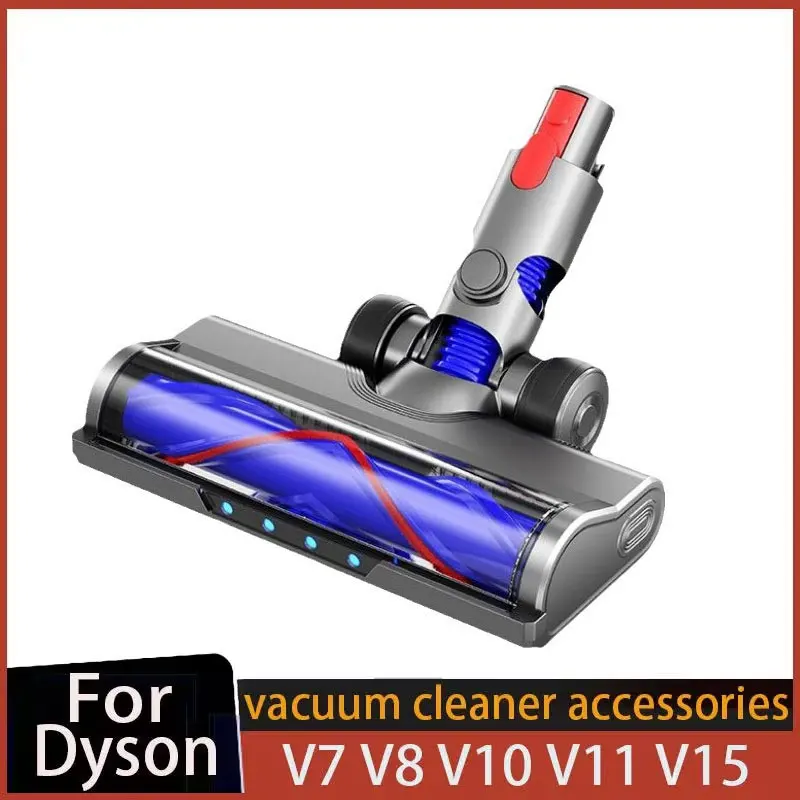 Dyson v7,v8,v10,v11,v15,掃除機,ショートパイルカーペット,ハードフロアと互換性のあるダイレクトドライブクリーニングヘッド