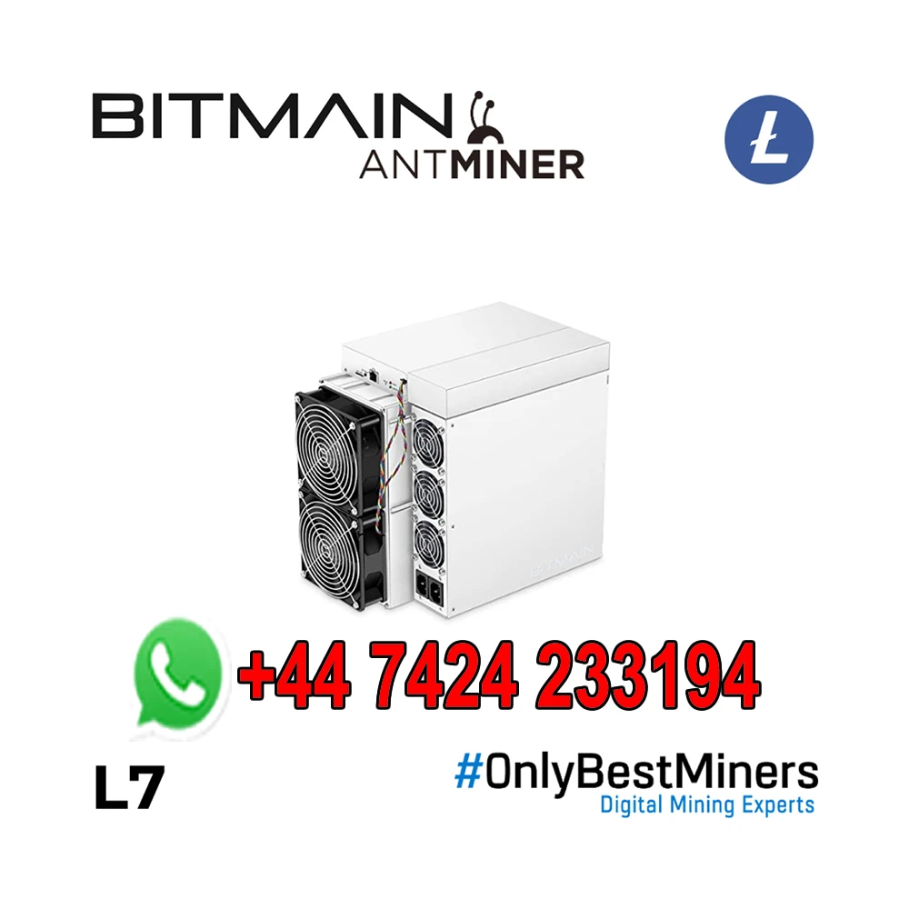 DC BUY 3 GET 2 FREE Bitmain Antminer L7 (9.05GH/s) - BEST OFFER