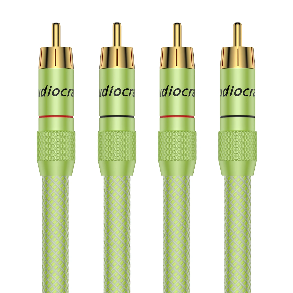 

Audiocrast HI-End Silver Plated RCA Cable Hi-end CD Amplifier Interconnect 2RCA to 2RCA Male Audio Cable