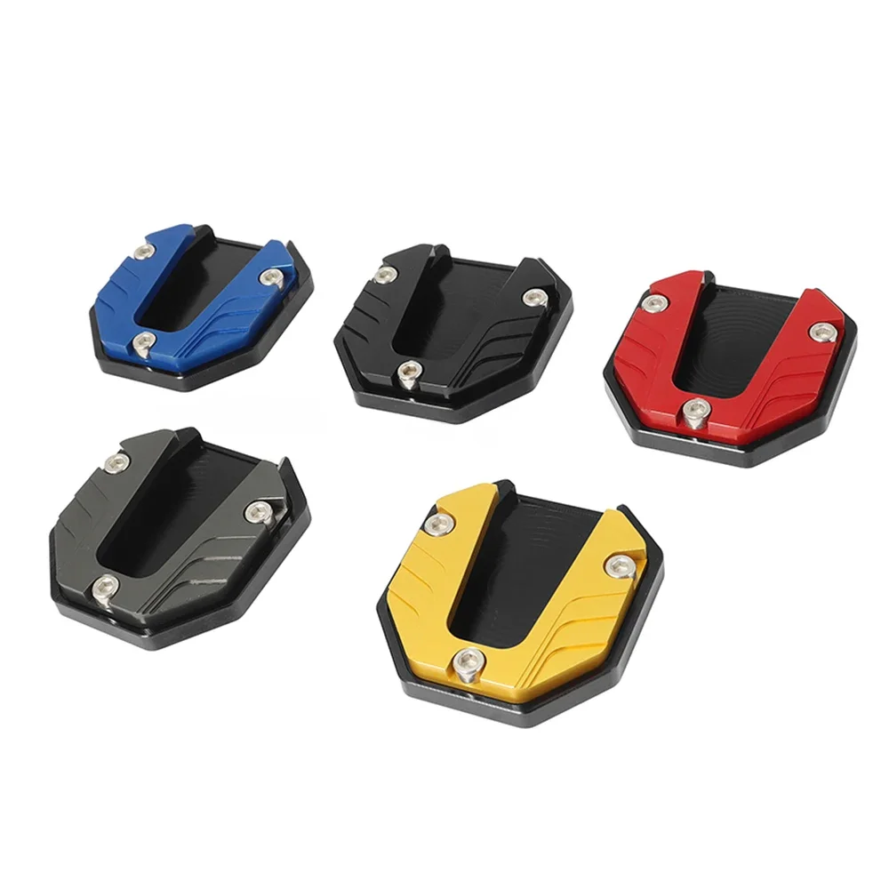 AliExpress Aluminum Alloy Motorcycle Bike Kickstand Extender Foot Side Stand Extension Foot Pad Support Plate Motorbike Accessories