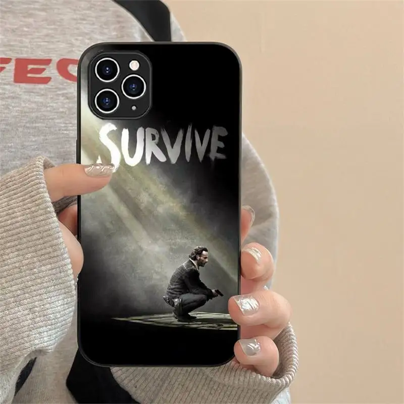 The Walking Dead Daryl Dixon Phone Case for IPhone 15 Pro Max 14 12 11 X XR XS 7 8 Plus SE20 13 MiNi TPU Cover Fundas Capa