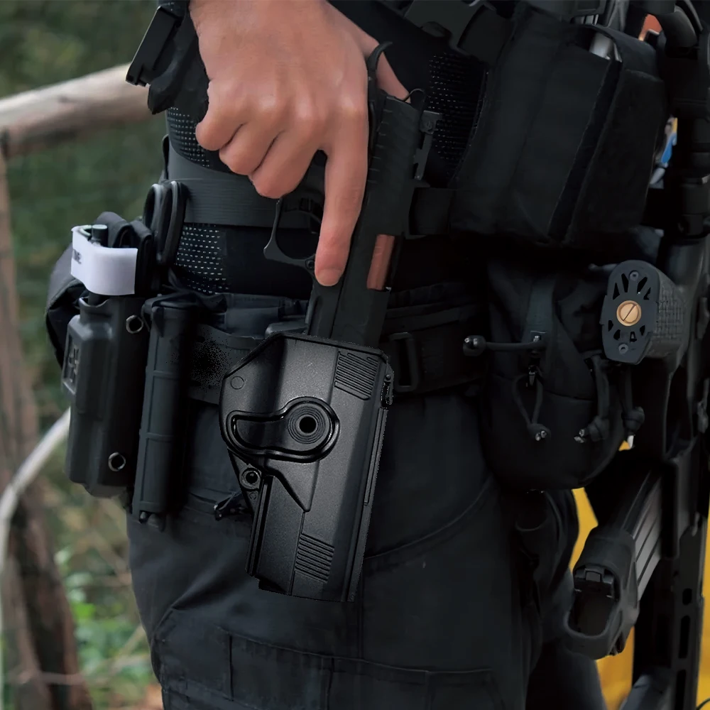 

Tactical PX4 Holster 360 Degree Adjustable IMI Holster Drop Leg Platform G17 Gun Case Hunting Belt Accessories Right Handed