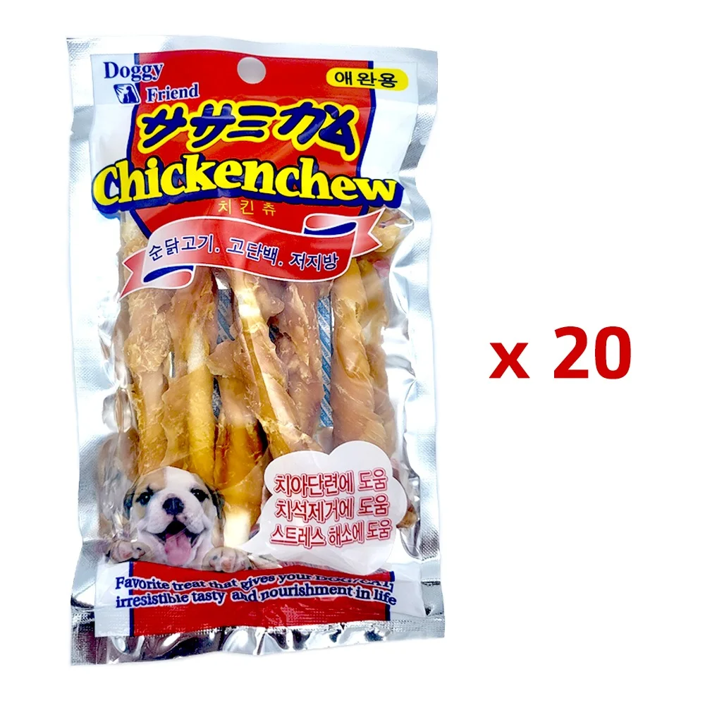 6P 20 dog gum chicken dingos stick gum