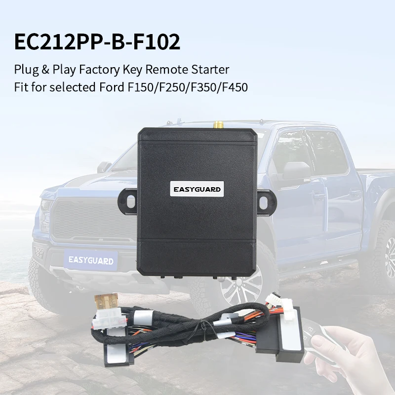 EASYGUARD Plug Play Factory Key Remote Starter Fit for Mondeo/ Fusion/ Taurus/ F150/ F250/ F350/ F450/ Edge Automatic Car Only