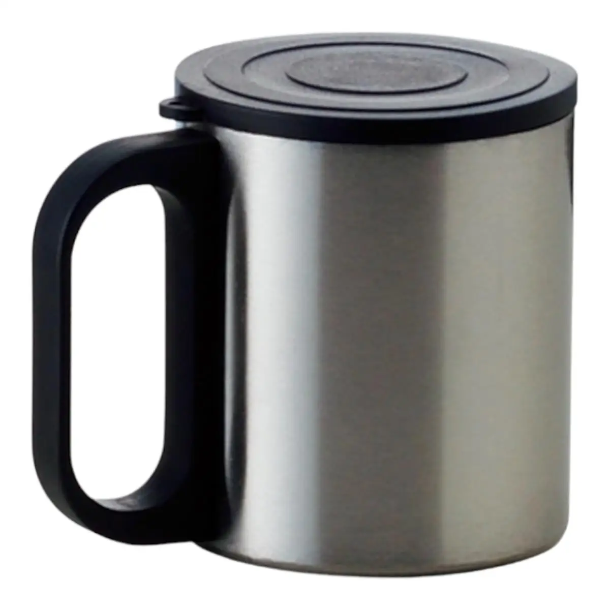 02 Stainless Steel Mug with 180ml Coffee and Tea Handle