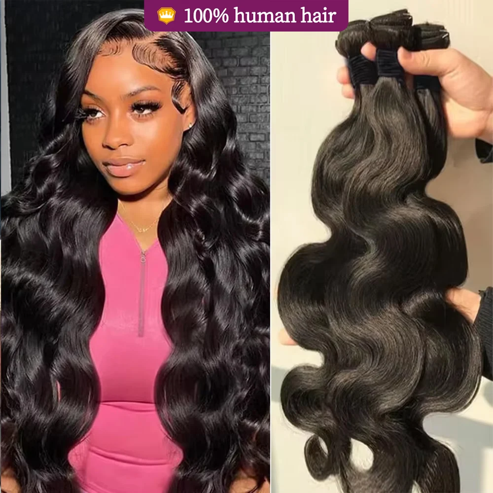 12a onda do corpo pacotes de cabelo humano pacotes 100% cabelo humano tece 12-32 polegada extensões de cabelo onda do corpo pacotes de cabelo cru brasileiro