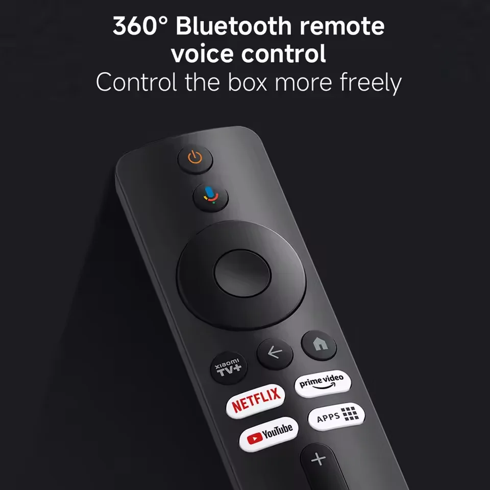 Xiaomi TV Box S 3rd Gen 4K Ultra HD Bluetooth 5.2 Wifi 6 32GB ROM Google TV Google Assistant مشغل الوسائط الذكية إصدار الاتحاد الأوروبي