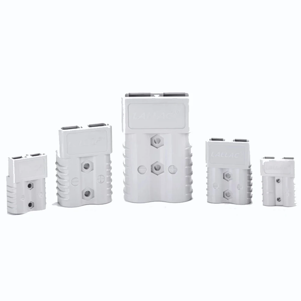 2 Pcs 350A 600V Battery Quick Connector Plug 350A Quick Connect Plug Winch Cable Connector Plug Grey