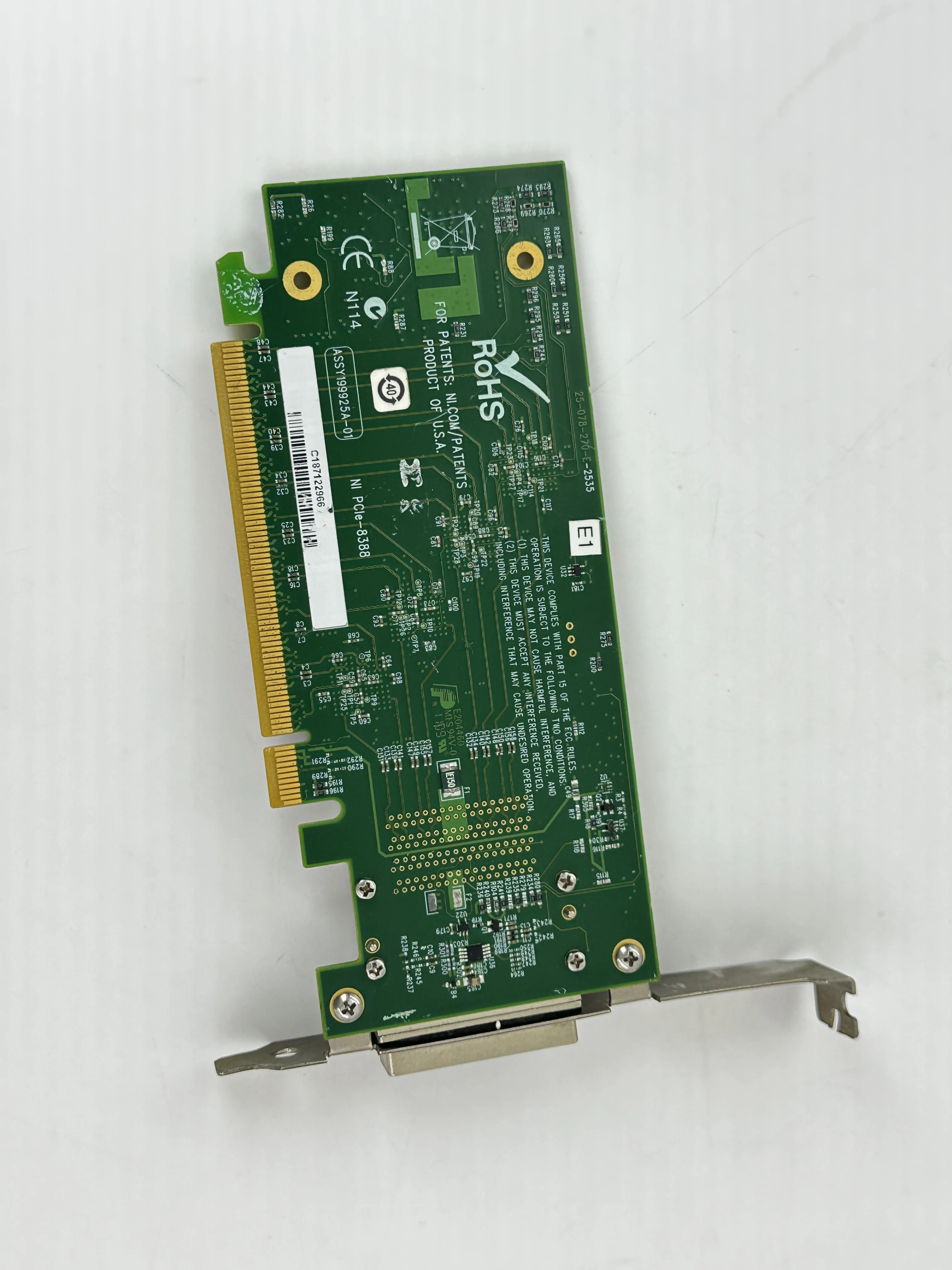 National Instruments NI PCIE-8388 Data Acquisition Card
