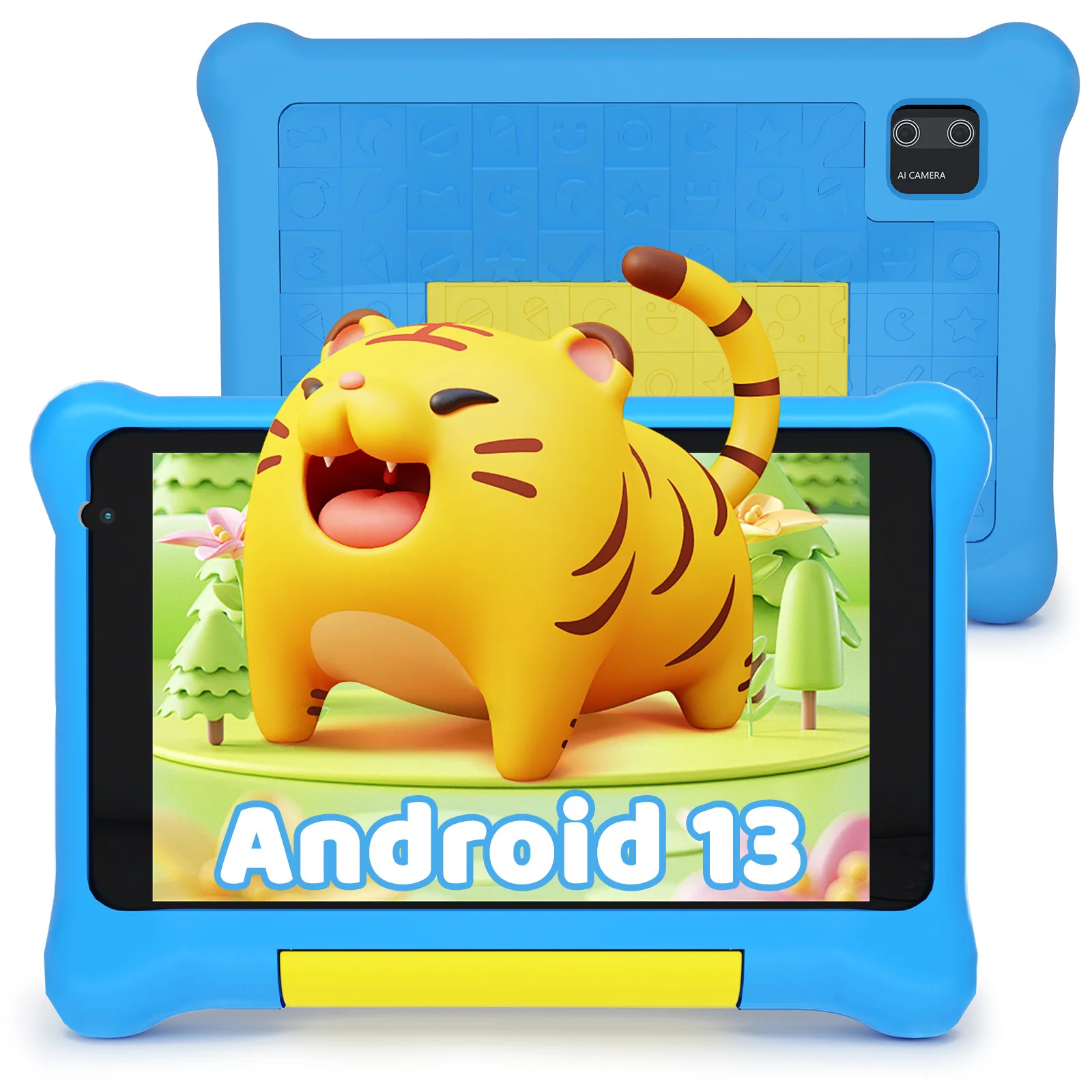 

TK801 Kids Tablet 8 Inch 2GB RAM 32GB ROM with Expandable 128GB Slot Eye Protection Child-Friendly Software And Games Preloaded