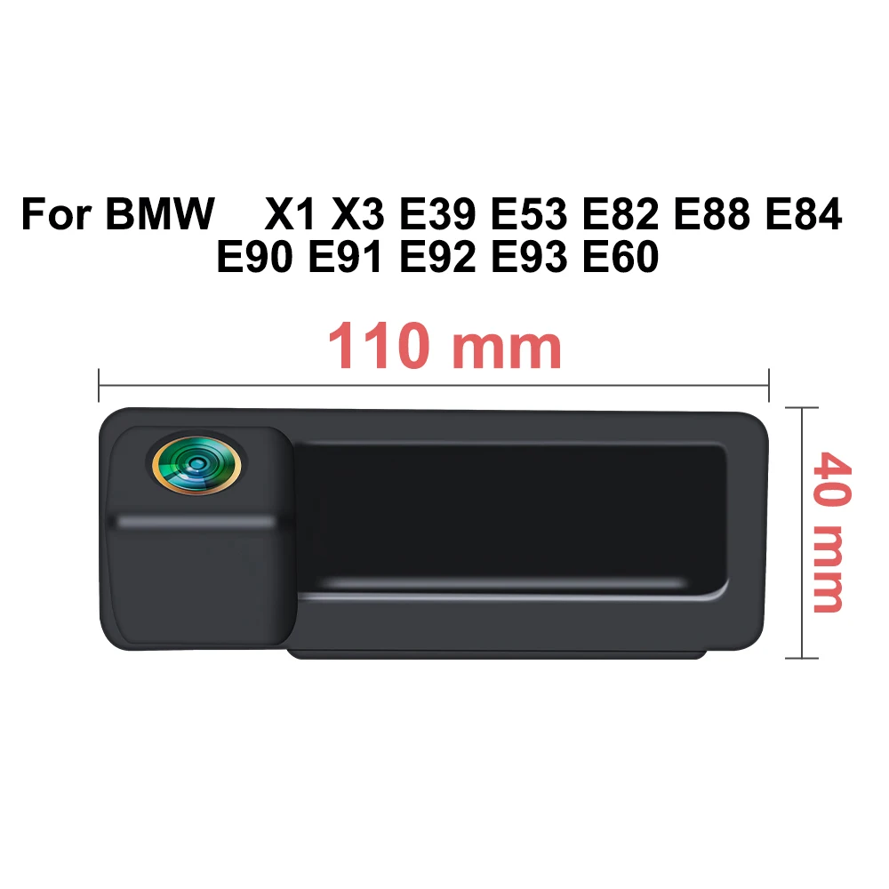 AHD 175° Rear View Camera For BMW X1 X3 E39 E53 E82 E88 E84 E90 E91 E92 E93 E60 Backup Reverse AHD 2K Fisheye Lens Camera