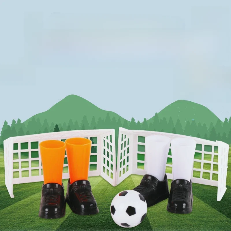 Ensembles de jeux de Football au doigt avec deux objectifs, jouet de Match de Football amusant pour fête de famille, cadeaux de fête en Club pour enfants, jeu de Table