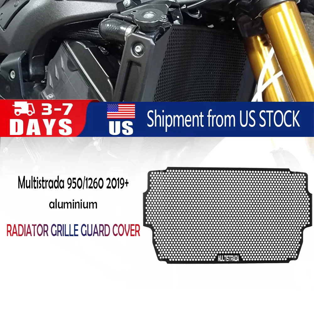 2024 Motorcycles Radiator Grille Guard Cover Protector For Ducati Multistrada 950 950S 1200 1200S 1260 1260S V2 V2S 2015~2023