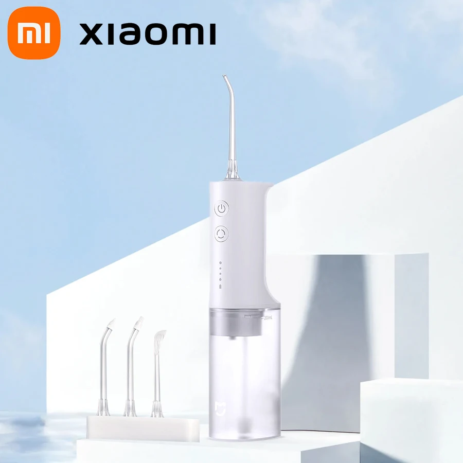 XIAOMI MIJIA MEO701 Portable Oral Irrigator Dental Teeth Whitening Flosser Bucal Tooth Cleaner Waterpulse Water Thread for Teeth