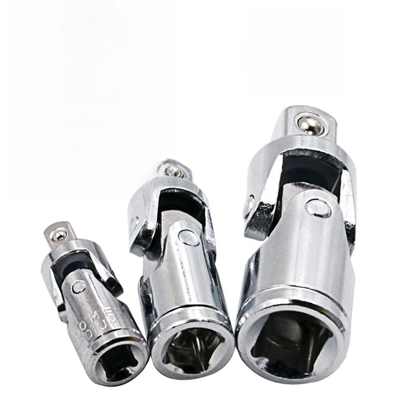 Douille résistante à l'impact pneumatique, joint d'Li-en acier, adaptateur de douille oscillante, outils à main, 360, 1/2, 3/8, 1/4