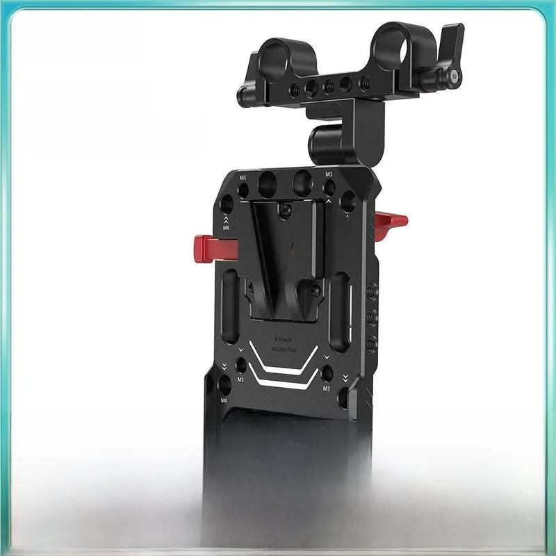 SmallRig V Mount Battery Plate, V-Lock Mount Battery Plate z zaciskiem pręta 15 mm i regulowanym ramieniem do zasilania - 2991 — zdjęcie 2