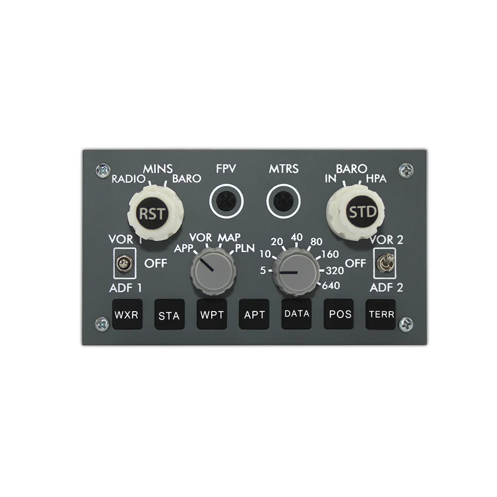 Авиационный симулятор воздушной кабины, модель BOEING 737 737NG 737NGX CPT/FO EFIS, панель P3D PMDG XPLANE11 ZIBO737, 1 шт.