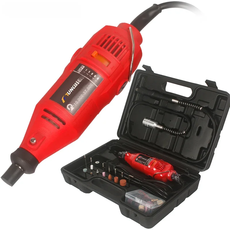 Furadeira elétrica Dremel 220v, mini ferramenta rotativa com acessórios dremel, kit de gravação,