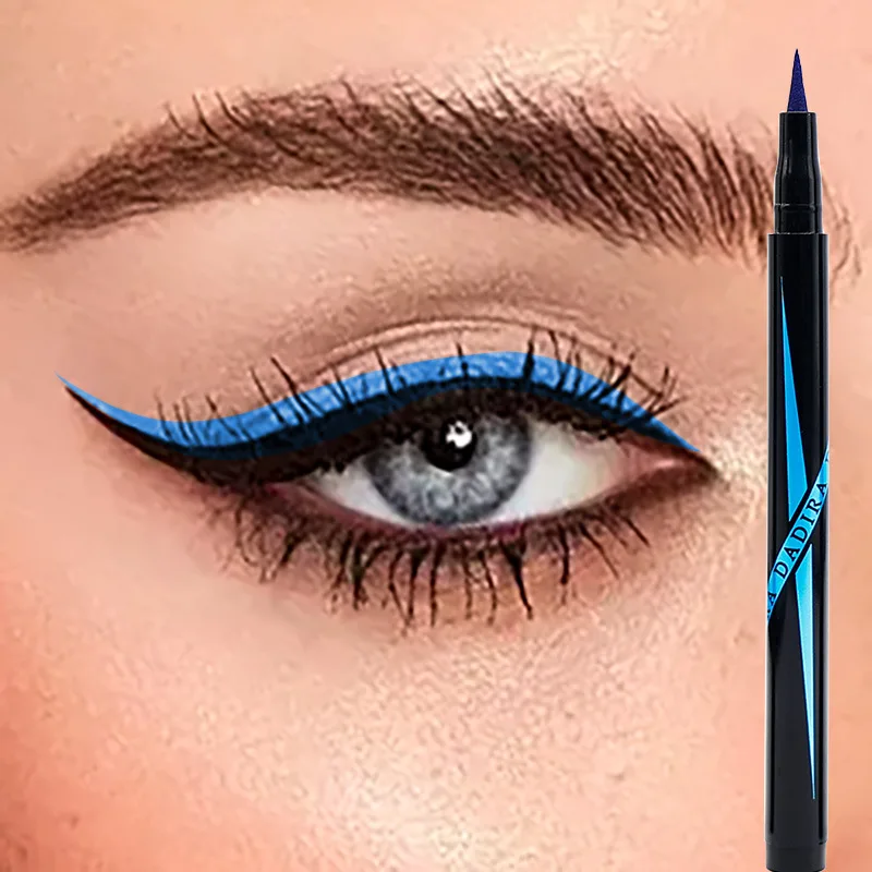 Sombra e lápis delineador à prova d'água – à prova de manchas, à prova de suor, perfeito para festas e maquiagem de palco
