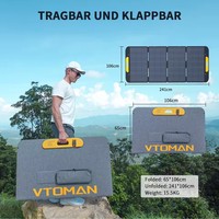 VS400W Foldable Solar Panels Cell 40.32V Portable Solar Charging Panel Complete Kit for Outdoor Tourism Power Station