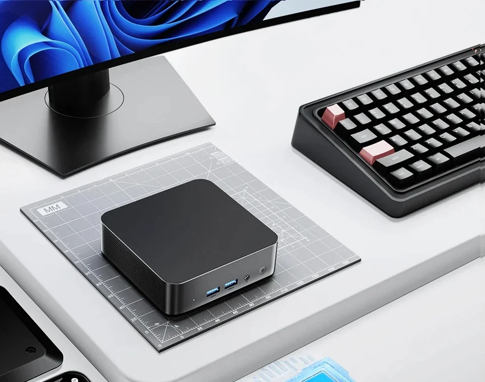 LENO Mini PC 16GB RAM 1/2TB SSD Intel I3-6006U Windows 11 Pro WiFi6 BT5.2 Desktop Gaming Office Portable Computer PC 4K HDMI