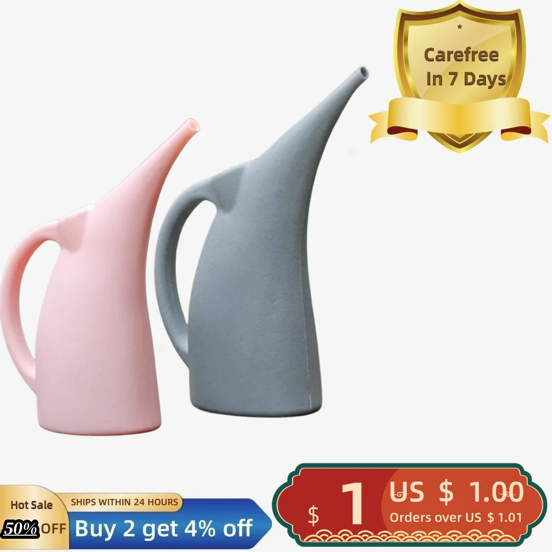 

Watering Can Ergonomic Handle Large Capacity Easy to Use Durable Long Spout Watering Pot for Home Garden