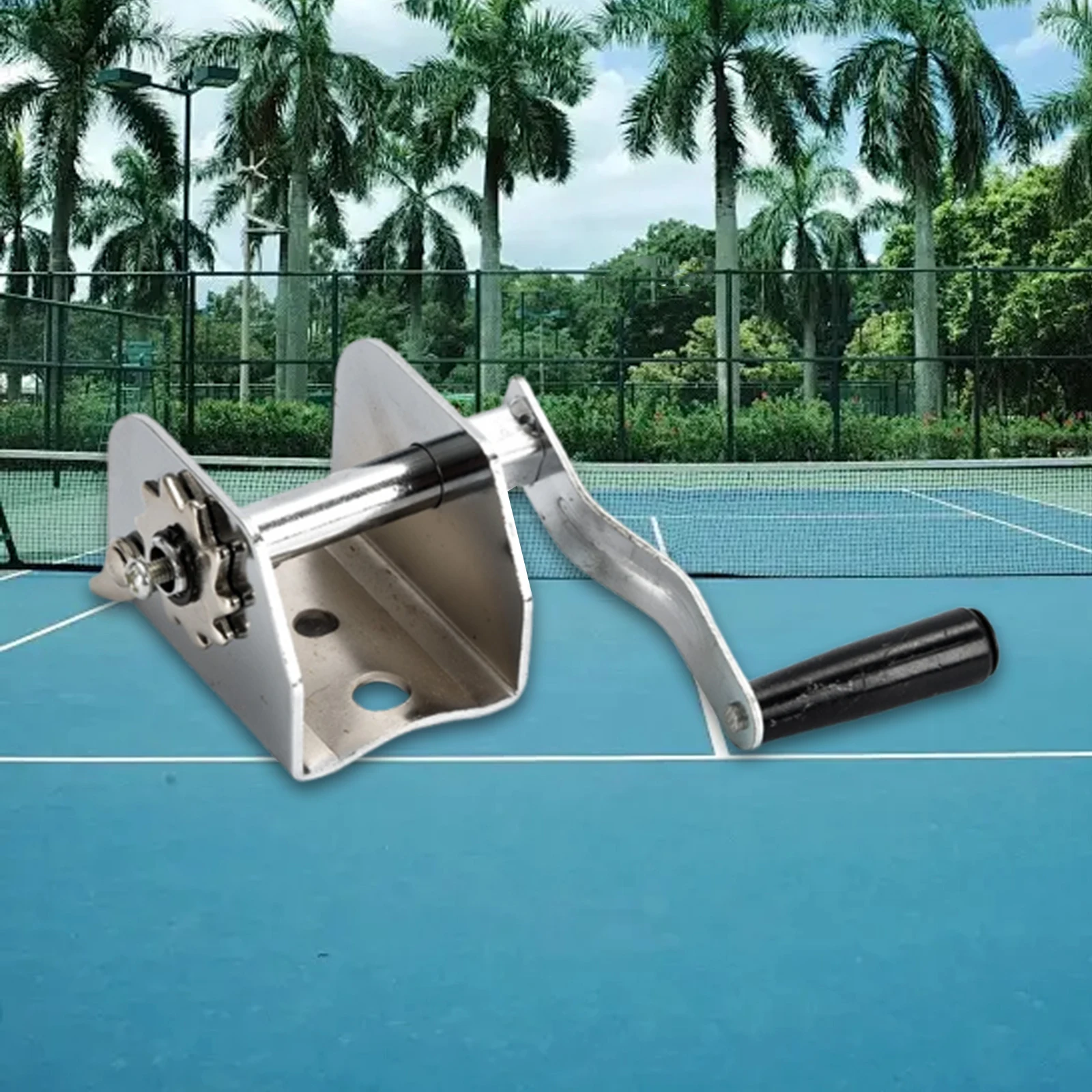 Outdoor Sports Net Tensioning Winch Net Hand Crank Adjustment Tightening Tool Accessories for Badminton Training