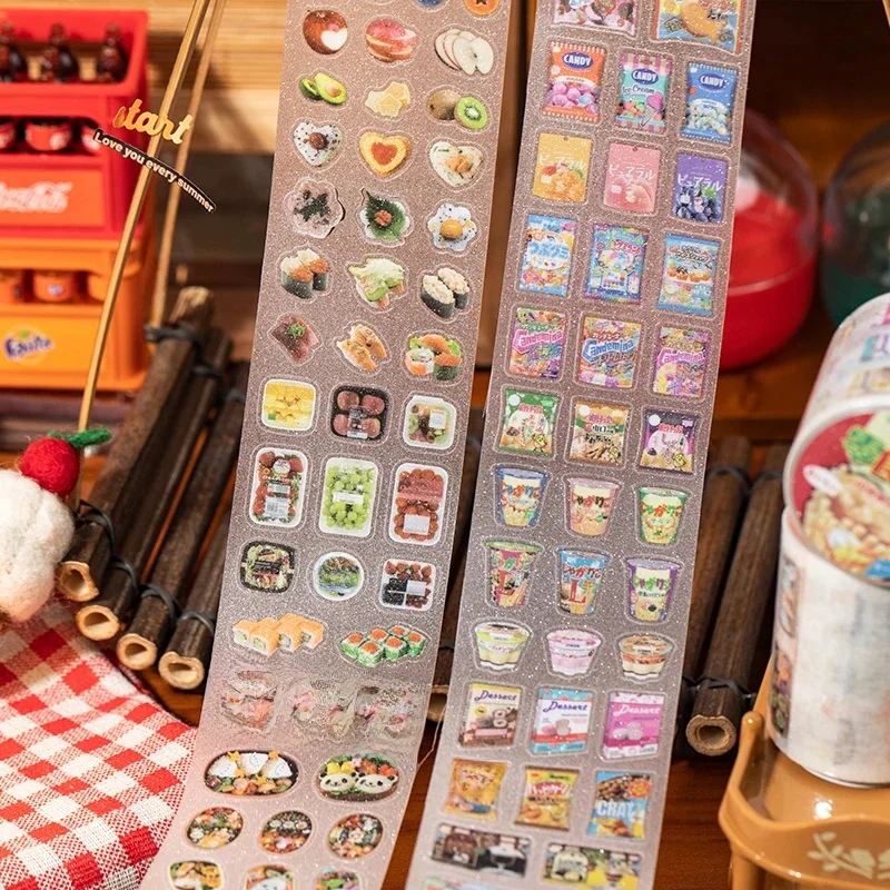 Cartoon Showa Tape Decoratieve Zelfklevende Briefpapier DIY Dagboek Stickers Album handgemaakte Journal Scrapbooking Benodigdheden Masking Tapes - afbeelding 2